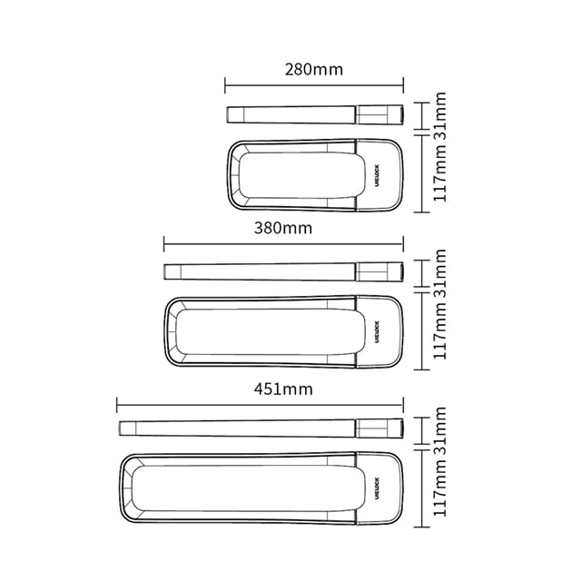 U1 Smart U lock with fingerprint bluetooth