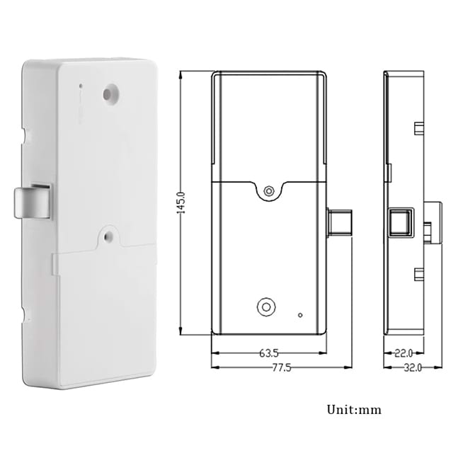 QW-EM167 Sauna Code Cabinet Lock With CARD