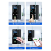 QW-Z200 Office Biometric Glass Door Lock With Fingerprint