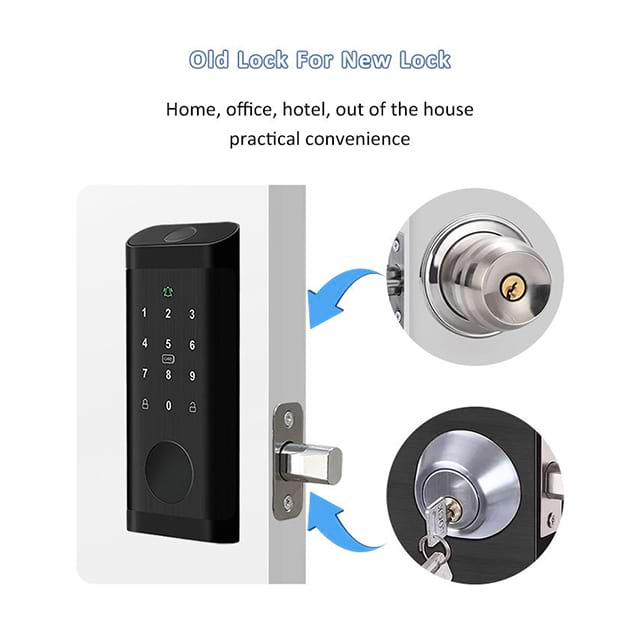 QW-D1 Digital Code Lock With fingerprint For Interior Door