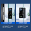 QW-Z200 Office Biometric Glass Door Lock With Fingerprint