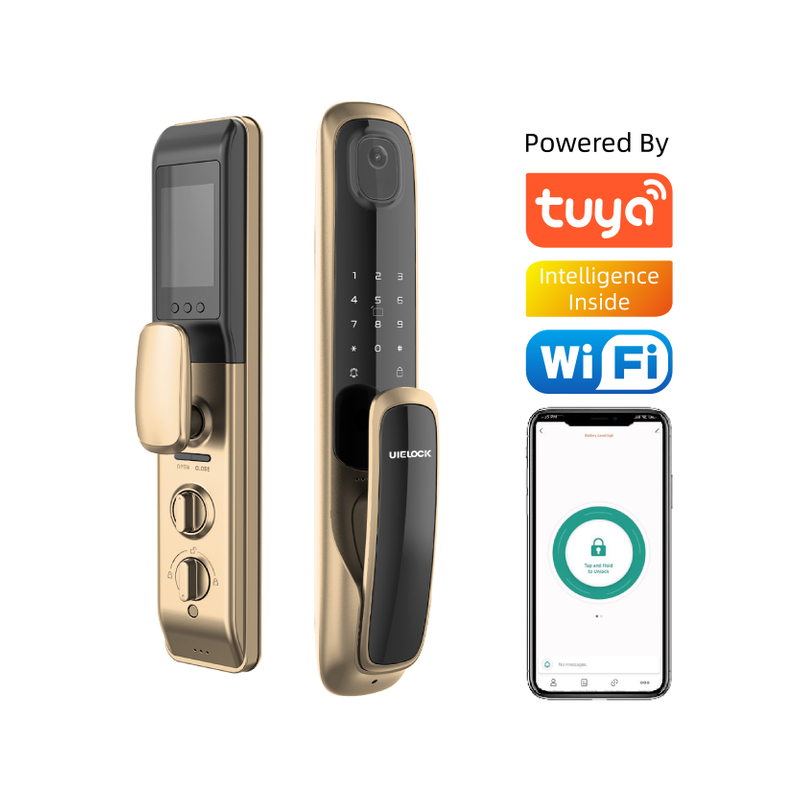 QB20 smart fingerprint door lock with camera