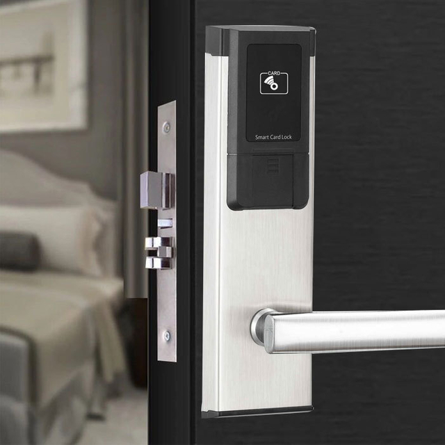  QW-LC118E-S6 Hotel Door Lock Work with YK03 Hotel Lock System 
