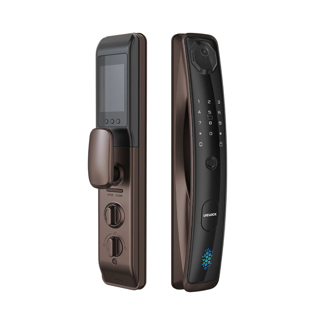 UIELOCK QA60 Plus Palm Vein And 3D Face Recognition Smart Lock