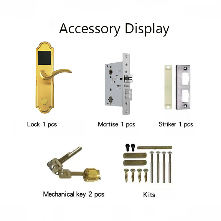  QW-LC218 Hotel Door Lock Work with YK03 Hotel Lock System 