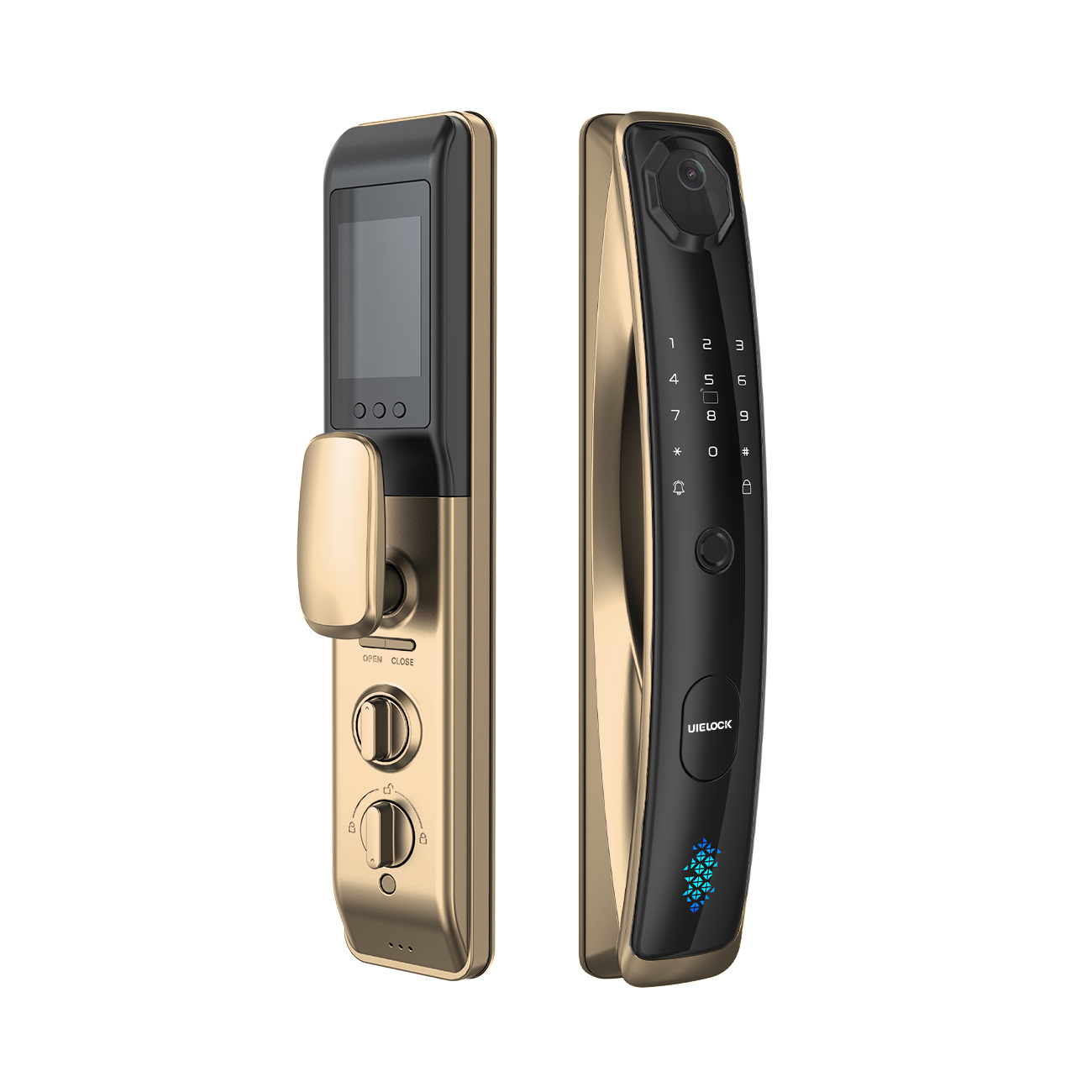 UIELOCK QA60 Plus Palm Vein And 3D Face Recognition Smart Lock