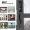 QW-DQA6Q Aluminum Steel Double Side Sliding Smart Door Lock with Fingerprint