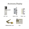 QW-LC118-S1 Hotel Door Lock Work with YK03 Hotel Lock System 