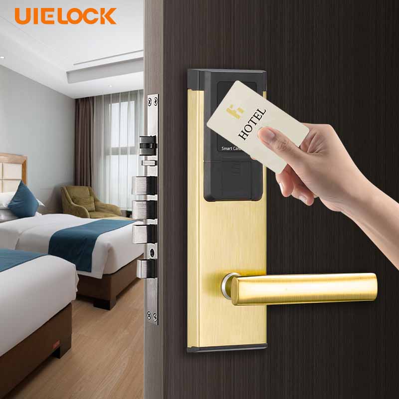 QW-LC118E-S6 Hotel Door Lock Work with YK03 Hotel Lock System 