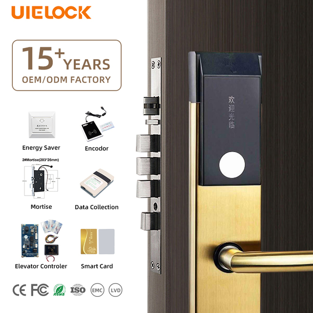  QW-LC216 Hotel Door Lock Work with YK03 Hotel Lock System 