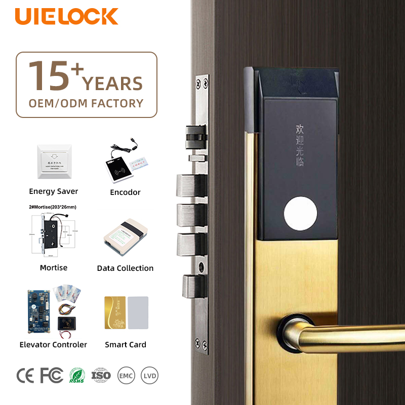  QW-LC216 Hotel Door Lock Work with YK03 Hotel Lock System 