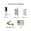  QW-LC118E-S6 Hotel Door Lock Work with YK03 Hotel Lock System 