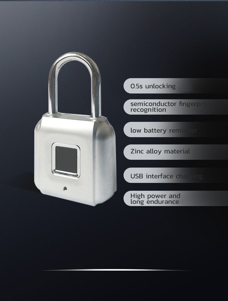 G-505 Smart Fingerprint Padlock