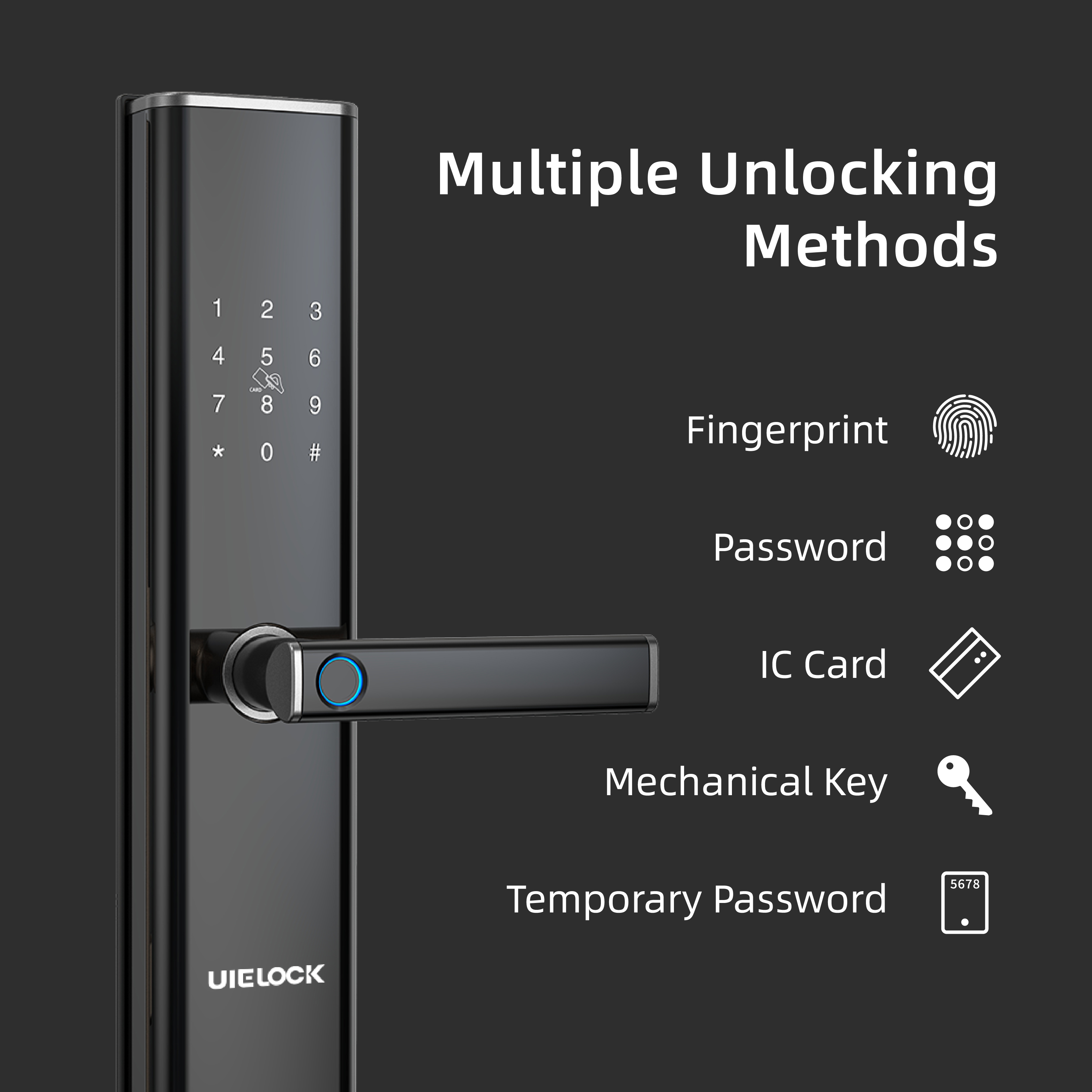 M07 High Recognition Fingerprint Password smart lock