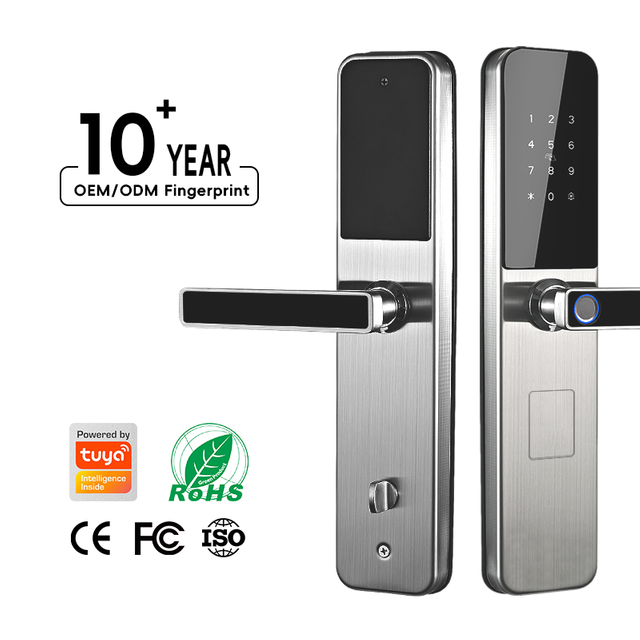 VXF-8 Stainless Steel Smart Fingerprint Door Lock for Home